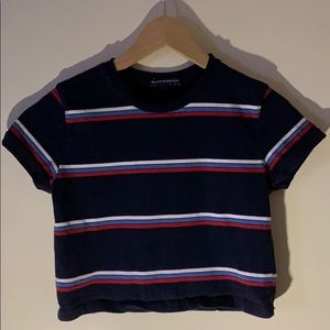 BRANDY MELVILLE striped crop top